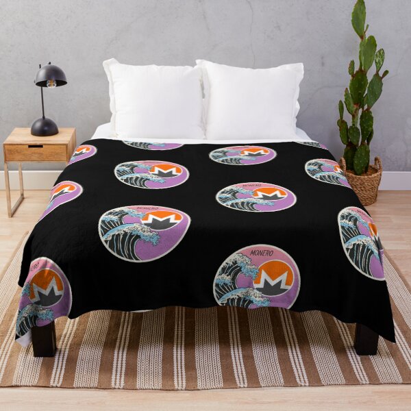 Item preview, Monero XMR Japanese Wave Art Crypto Cryptocurrency  designed and sold by Bitcoin-Fashion.
