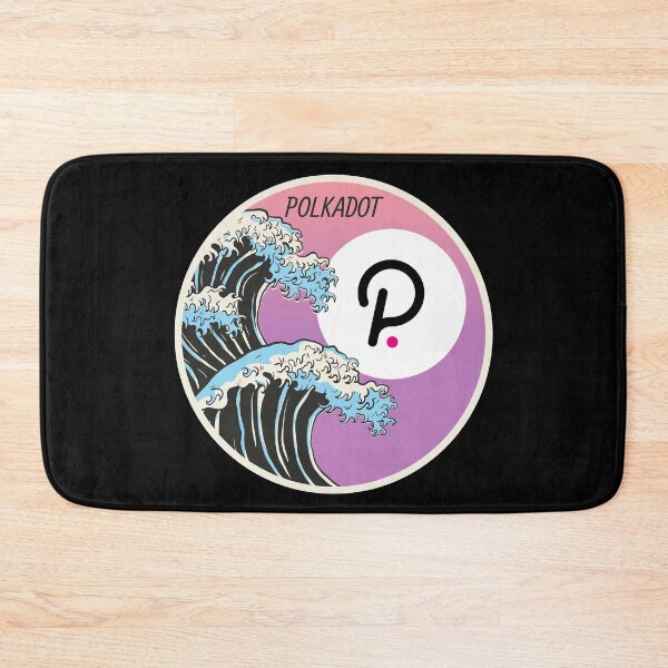 Item preview, Polkadot DOT Japanese Wave Art Crypto Cryptocurrency  designed and sold by Bitcoin-Fashion.