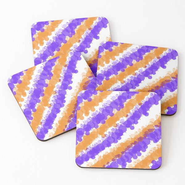 Item preview, Orange & Purple Bright Splatter designed and sold by blakcirclegirl.
