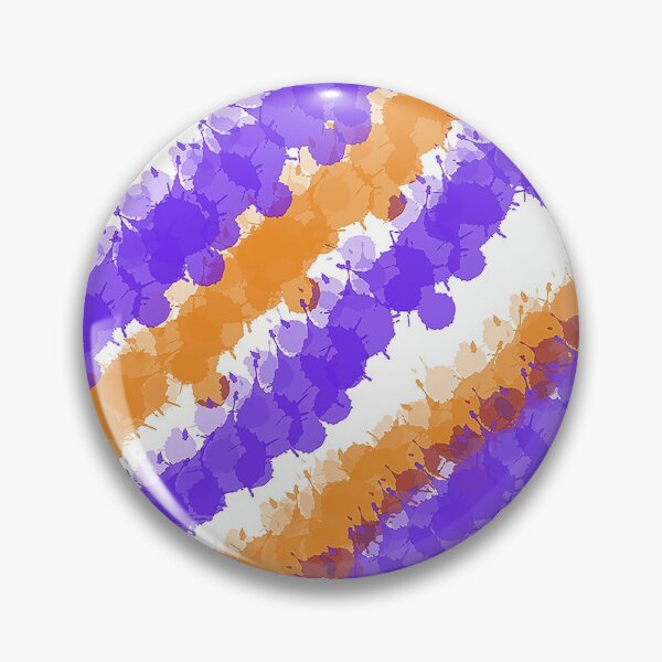 Item preview, Orange & Purple Bright Splatter designed and sold by blakcirclegirl.