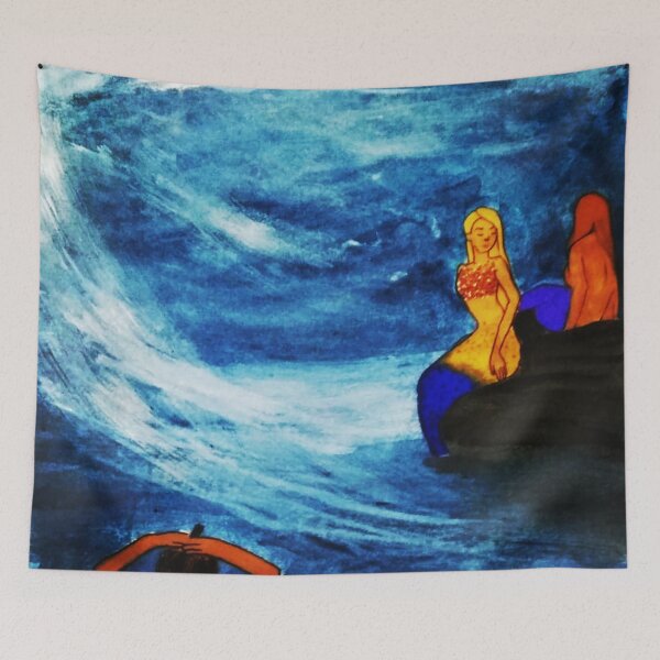 Item preview, Stagnate Mermaid designed and sold by LataArtStudio.