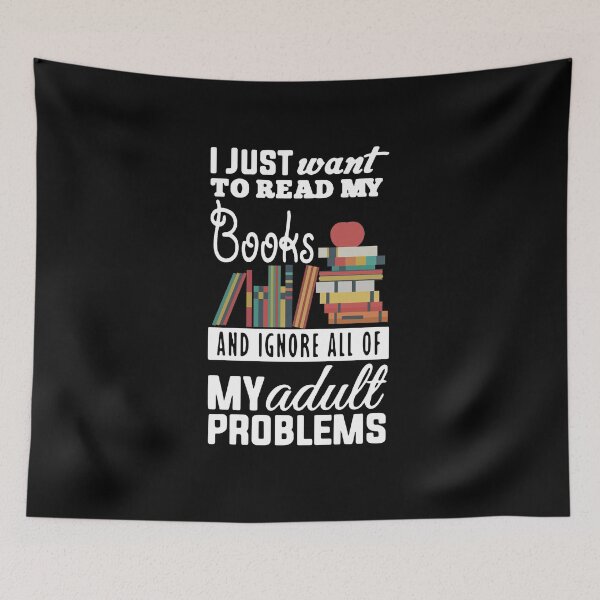 Item preview, Just Want To Read My Books designed and sold by clickmostro.