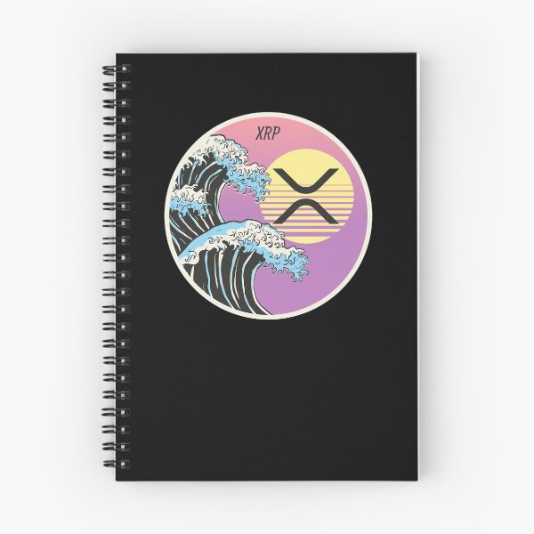 Item preview, XRP Ripple Japanese Wave Art Crypto Cryptocurrency  designed and sold by Bitcoin-Fashion.