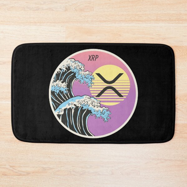 Item preview, XRP Ripple Japanese Wave Art Crypto Cryptocurrency  designed and sold by Bitcoin-Fashion.