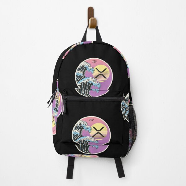 Item preview, XRP Ripple Japanese Wave Art Crypto Cryptocurrency designed and sold by Bitcoin-Fashion.
