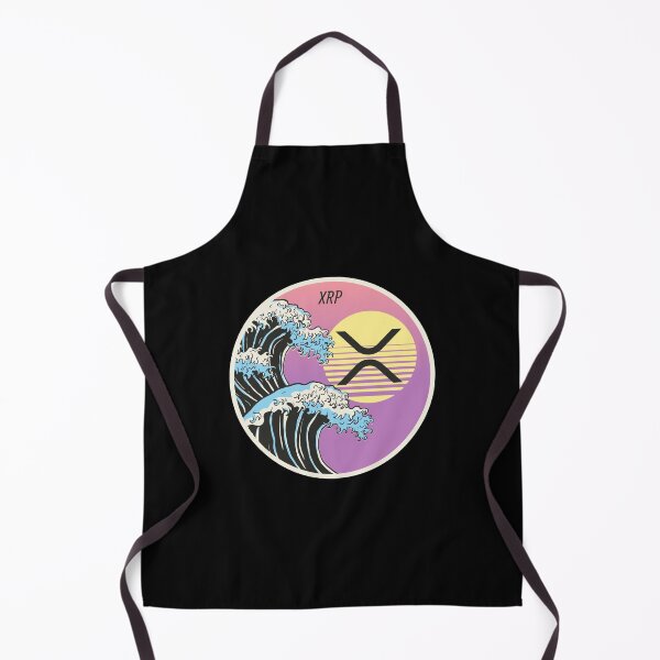 Item preview, XRP Ripple Japanese Wave Art Crypto Cryptocurrency designed and sold by Bitcoin-Fashion.