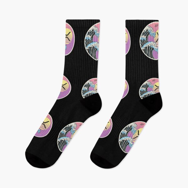 Item preview, XRP Ripple Japanese Wave Art Crypto Cryptocurrency  designed and sold by Bitcoin-Fashion.