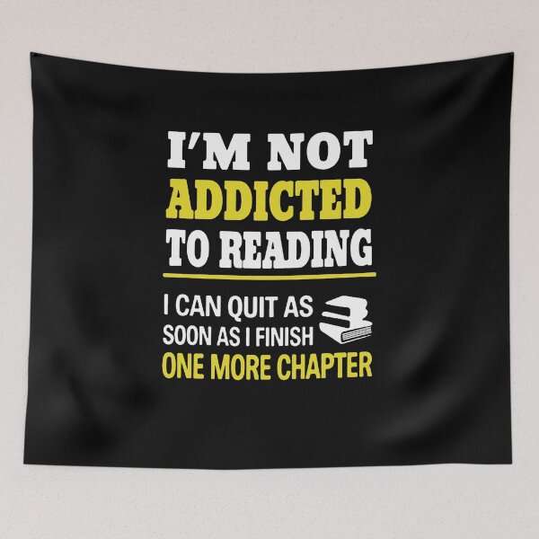 Artikelvorschau, Not Addicted To Reading entworfen und verkauft von clickmostro.