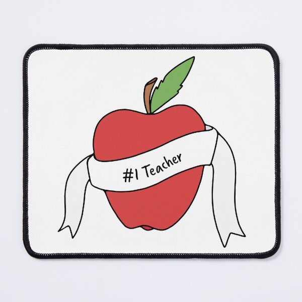 Item preview, #1 Teacher Apple designed and sold by murialbezanson.