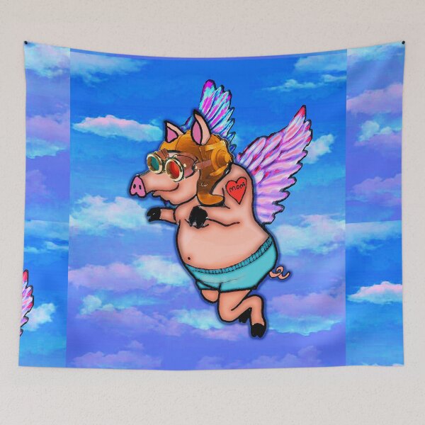 Item preview, espdzines 3D aviator pig (don't call me ED) designed and sold by EspDzines.