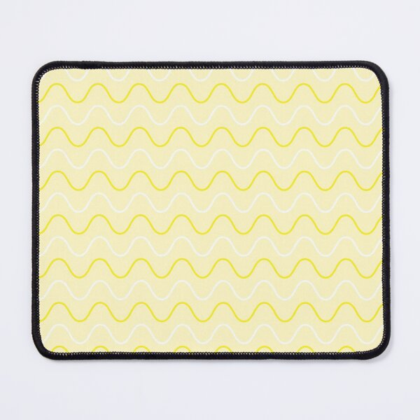 Item preview, Pastel Yellow Curvy Waves Pattern designed and sold by Moonshine Paradise.