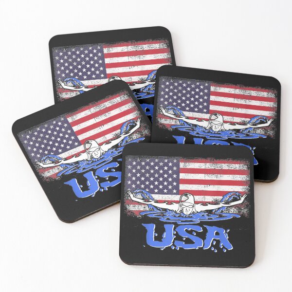 Item preview, USA Swimming Cute US Swim Aquatic Sport Athlete designed and sold by sikkilapa.