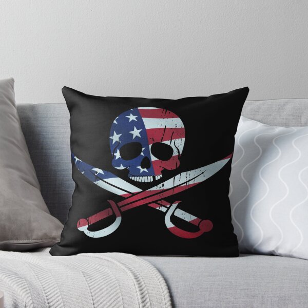 Item preview, American Jolly Roger designed and sold by BrainArtStudio.