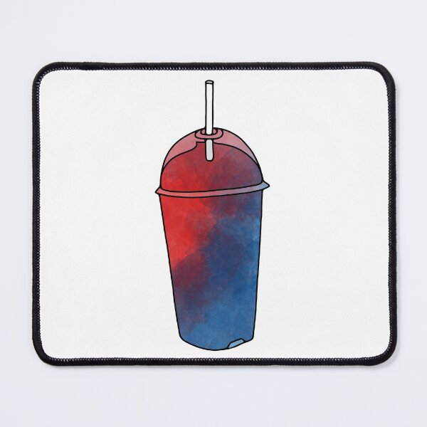 Item preview, Red and Blue Slushie Watercolor designed and sold by murialbezanson.