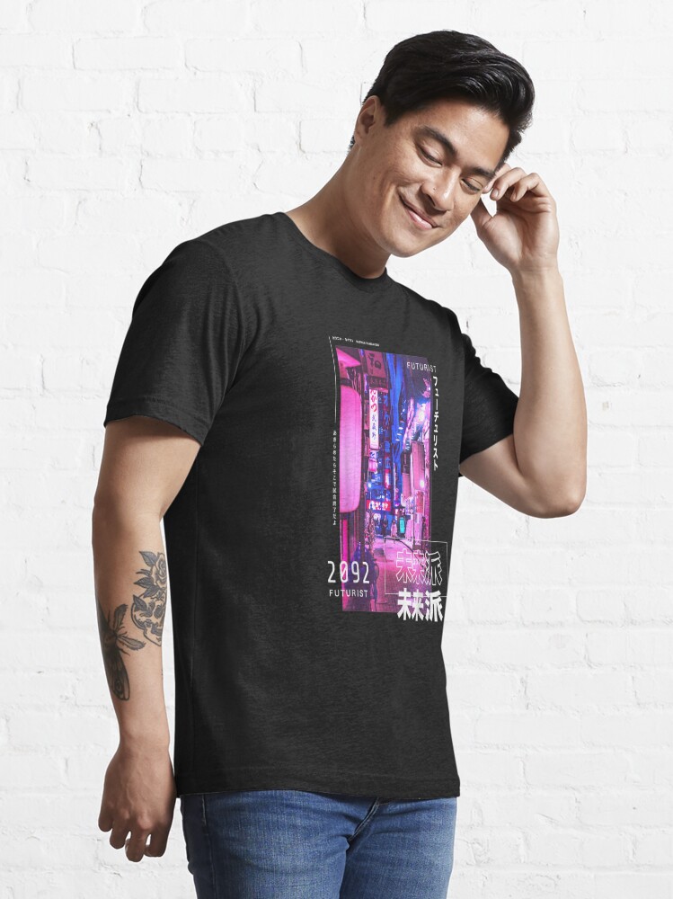 Japanese Cyberpunk Tokyo Streetwear Aesthetic Graphic Tee T-Shirt