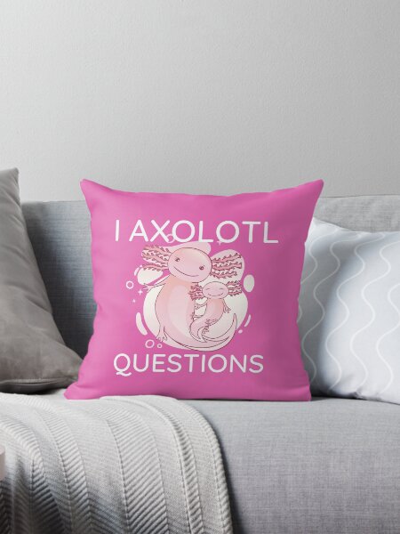 Vista previa del artículo con la obra «Preguntas sobre Axolotl | regalo para los amantes de Axolotl», diseñado y vendido por teez4dayz.