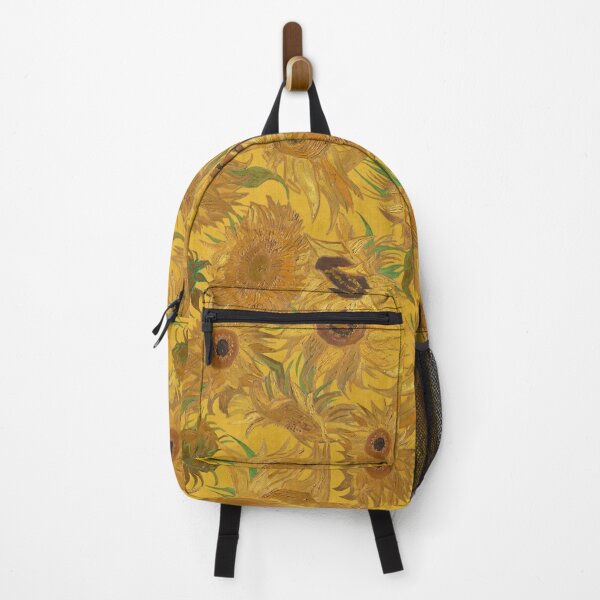 Item preview, Van Gogh Sunflowers yellow green brown black designed and sold by Delinda Graphic Studio.
