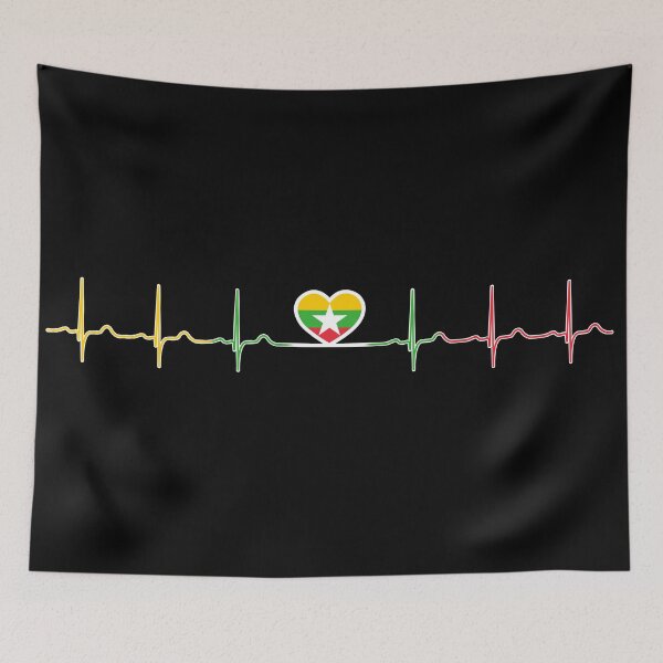 Item preview, Heartbeat Myanmar designed and sold by Heartbeatsalad.