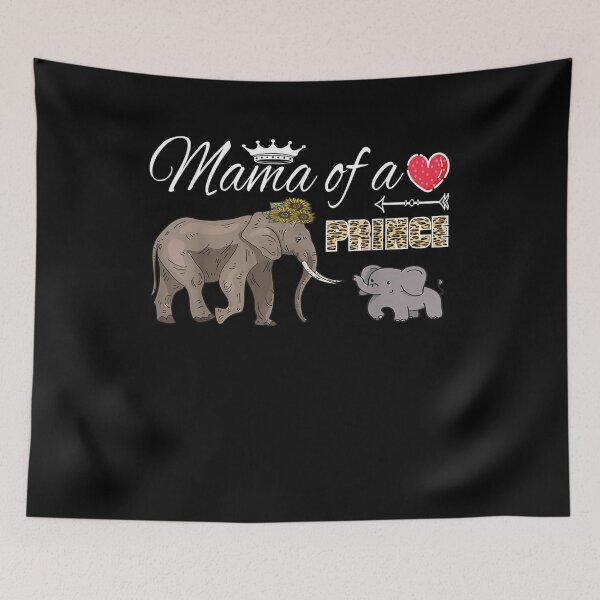 Item preview, Mother Of A Prince Elephant Mothers Day Leopard Sunflower designed and sold by patsa4.