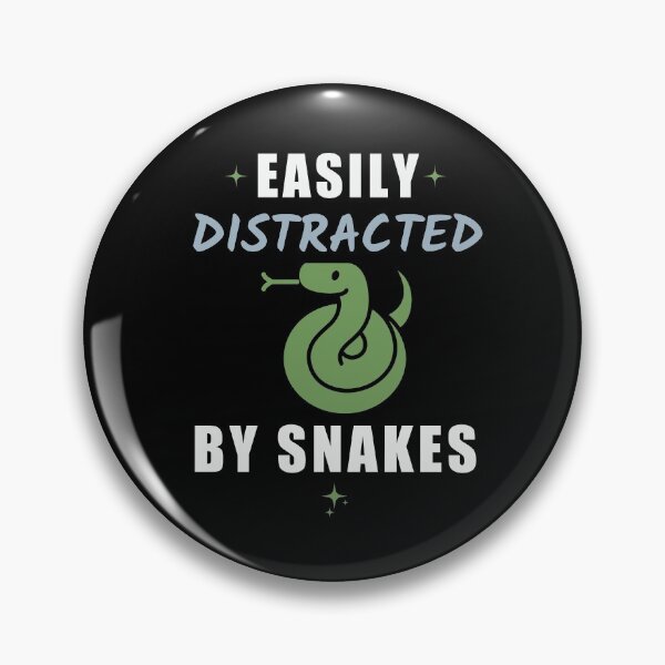 Item preview, Easily distracted by snakes designed and sold by Designforoz.