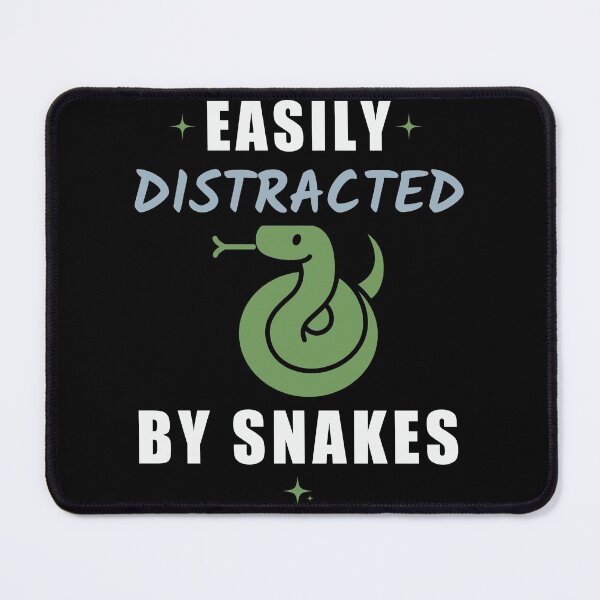 Item preview, Easily distracted by snakes designed and sold by Designforoz.