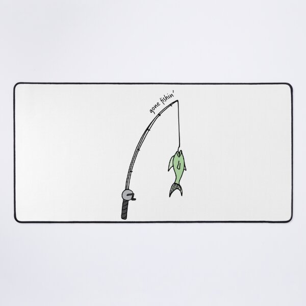Item preview, Gone Fishin Fishing Pole designed and sold by murialbezanson.