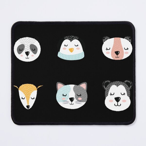 Item preview, Kawaii Animals Pattern designed and sold by YueHeng Creates ⭐⭐⭐⭐⭐.