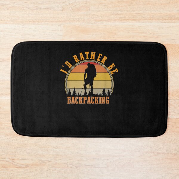 Item preview, I'd Rather Be Backpacking Hiking Camping Bushcraft Gift designed and sold by patsa4.