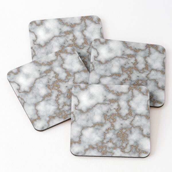 Item preview, White Marble Gold Pattern designed and sold by amirmax.
