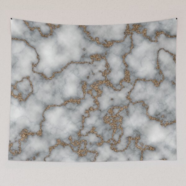 Item preview, White Marble Gold Pattern designed and sold by amirmax.