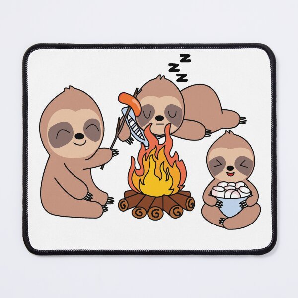 Item preview, Campfire Sloth designed and sold by YueHeng Creates ⭐⭐⭐⭐⭐.