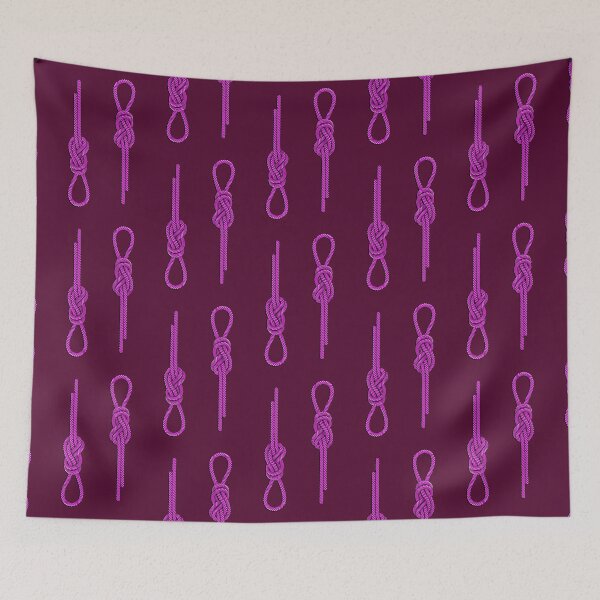 Item preview, Climbing knot figure eight knot rope pink - mountaineering designed and sold by MadandMean.