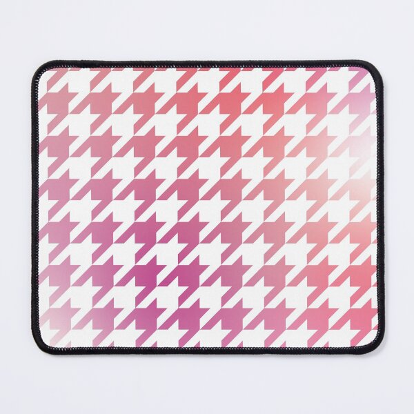 Item preview, Houndstooth Pattern Pretty in Pink Gradient designed and sold by murialbezanson.