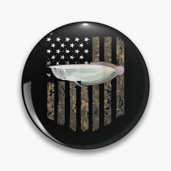 Item preview, Camo American Flag Arowana 4th Of July Aquarium Fish designed and sold by vivanbess.