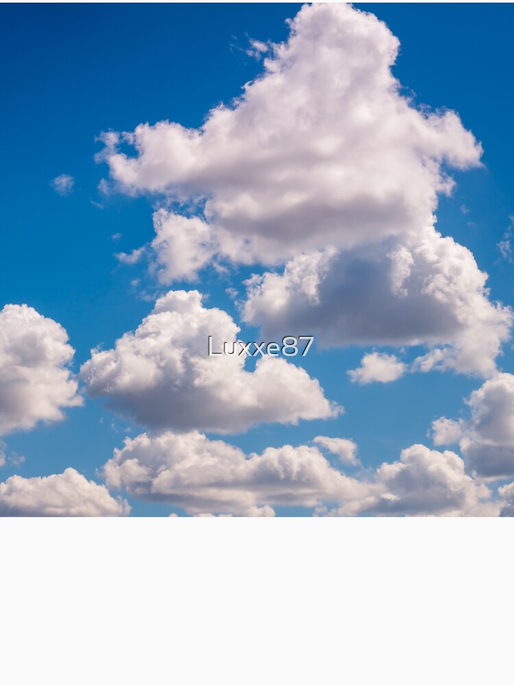 White Clouds in the Blue Sky