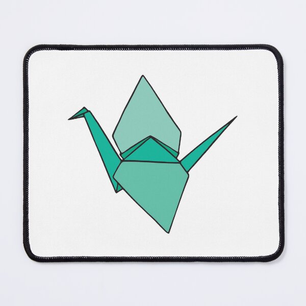 Item preview, Green Origami Paper Crane designed and sold by murialbezanson.