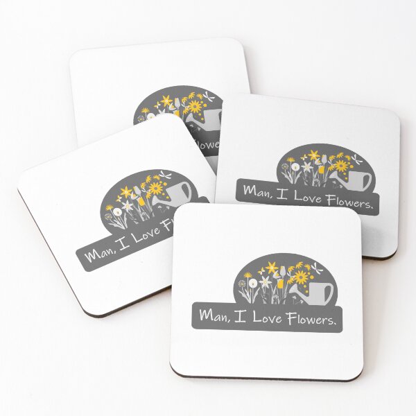 Item preview, Man, I Love Flowers. designed and sold by DrMcFlowerFace.