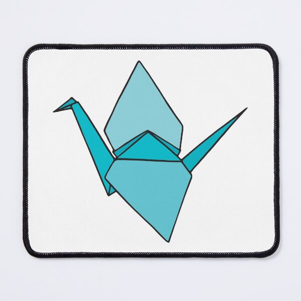 Item preview, Blue Origami Paper Crane designed and sold by murialbezanson.