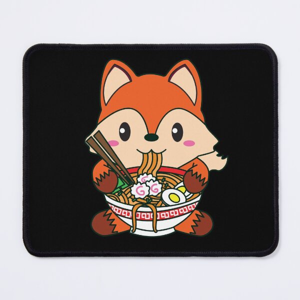 Item preview, Fox Eating Ramen designed and sold by YueHeng Creates ⭐⭐⭐⭐⭐.
