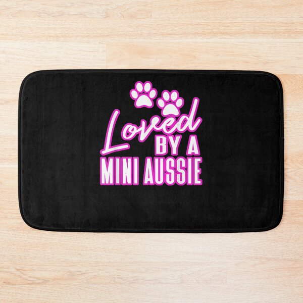 Item preview, Fun Loved A Mini Aussie Paw Print Australian Shepherd Dog designed and sold by vivanbess.