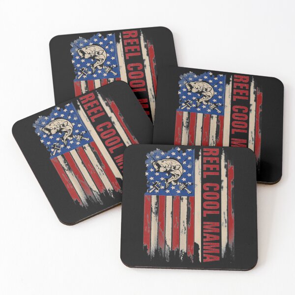 Item preview, Reel Cool Mama American Usa Flag Fishing Fish Gift designed and sold by vivanbess.
