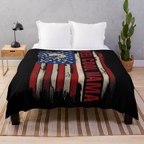 Item preview, Reel Cool Mama American Usa Flag Fishing Fish Gift designed and sold by vivanbess.