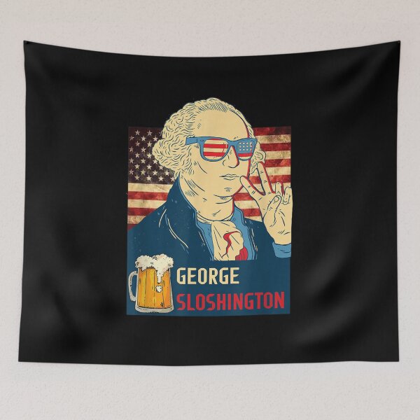 Item preview, P Drinking Usa George Washington George Sloshington designed and sold by vivanbess.
