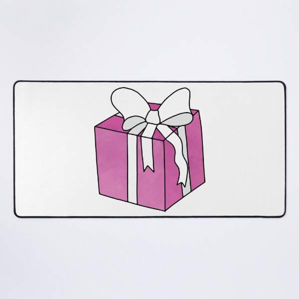 Item preview, Pink Watercolor Wrapped Present designed and sold by murialbezanson.