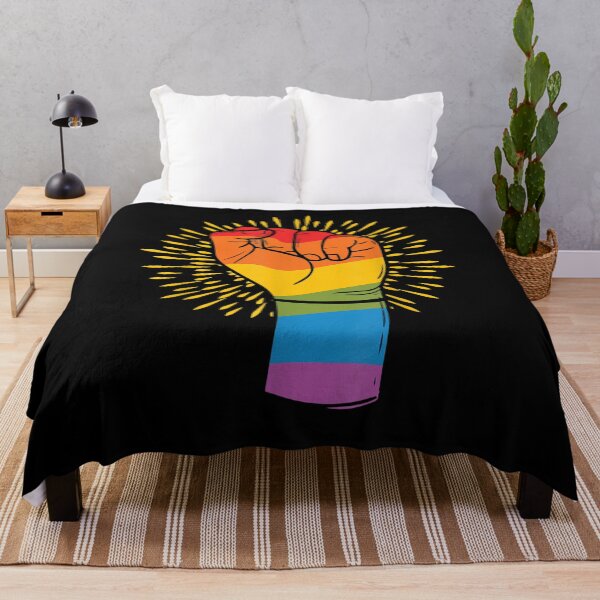 Item preview, Power Fist Gay Pride Social Justice Equality Lgbt Q Ally designed and sold by nancyholly.
