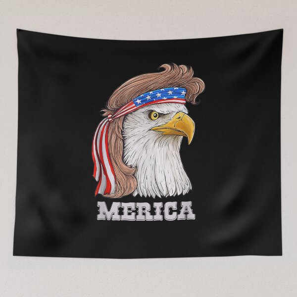 Item preview, Eagle Mullet Merica 4th Of July American Flag Usa designed and sold by vivanbess.