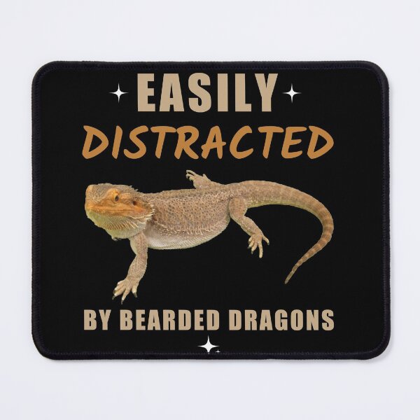 Item preview, Easily distracted by Bearded Dragons designed and sold by Designforoz.
