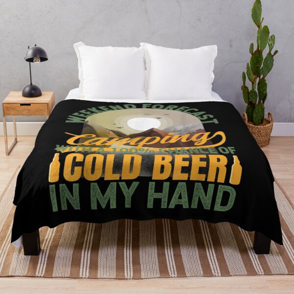 Item preview, Weekend Forecast Camping With A Chance Of Drinking Beer designed and sold by vivanbess.