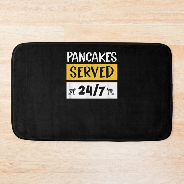 Item preview, Pancakes Served All Day Fun Lineman Christmas Gifts designed and sold by vivanbess.
