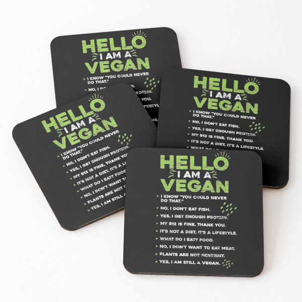 Item preview, Hello Im A Vegan designed and sold by tolivia.